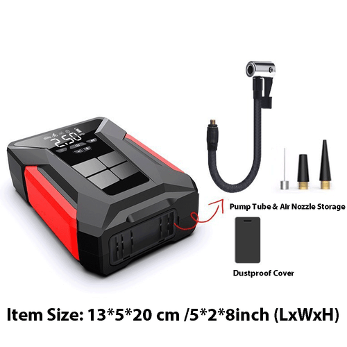 8 in 1 Car Jump Starter with Air Compressor Battery Charger 12V Jump Box Jumper - Picture 11 of 15