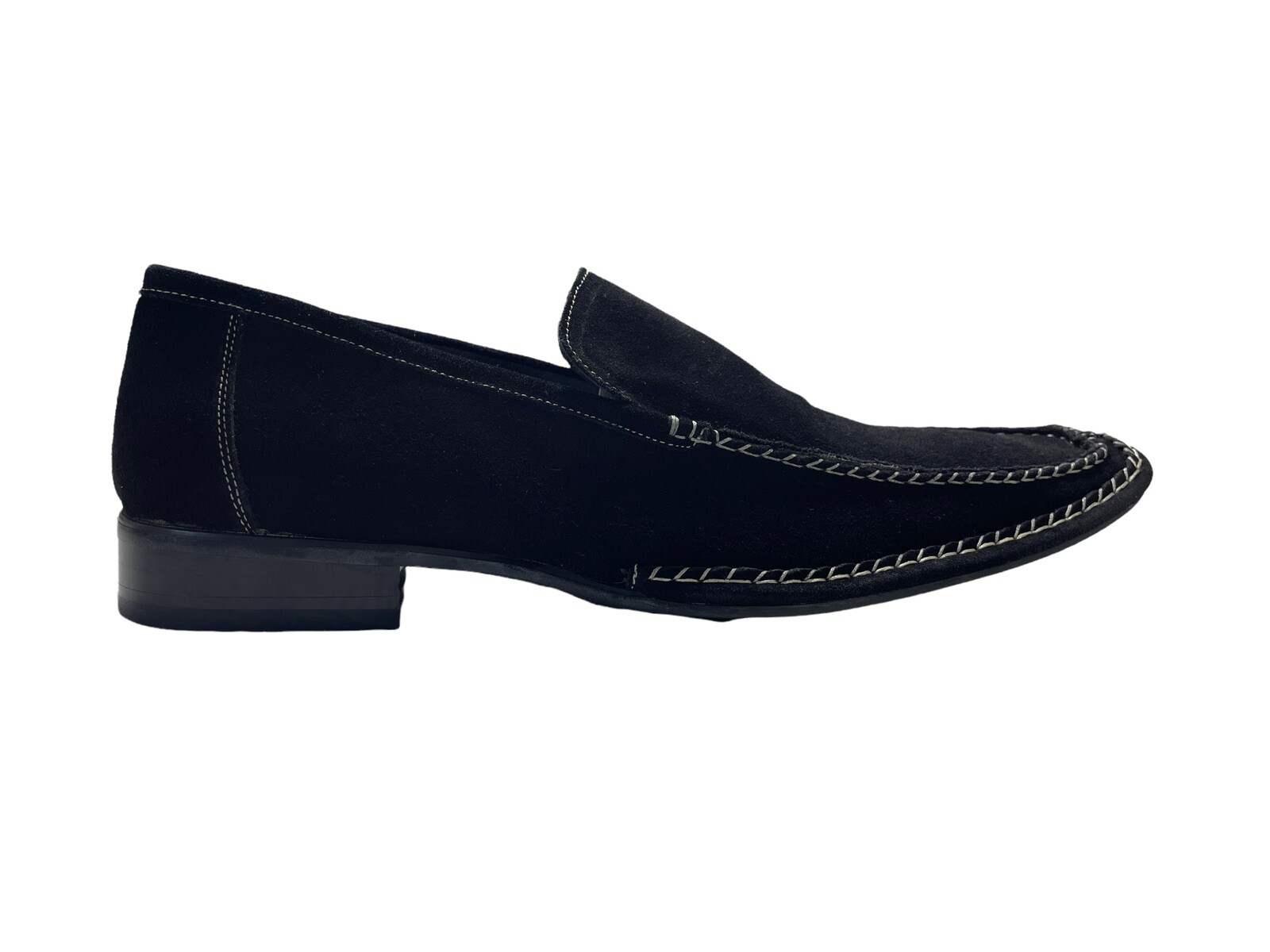 SAOLA Scarpe uomo Stacy Adams mocassini slip on scamosciati neri taglia 14 M