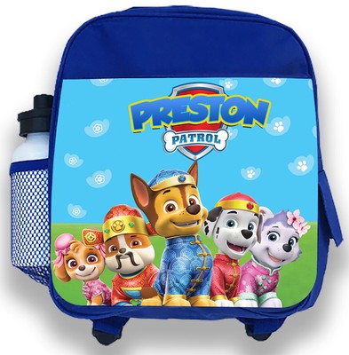 personalised paw patrol backpack