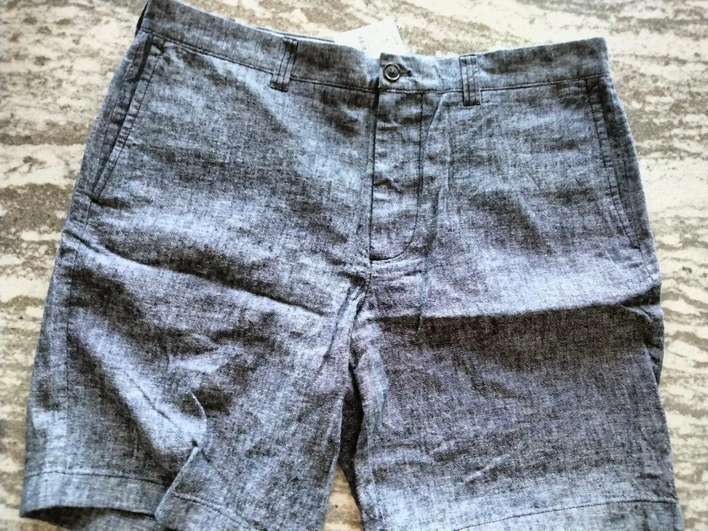 Jcrew Mens Cotton Linen Shorts Size 36 9" inseam MINT FREE SHIPPING!
