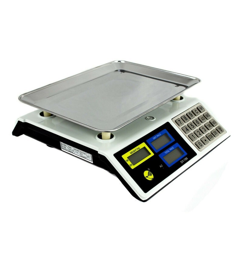 Balanza Electrónica Basculas De Segunda Mano Para Fruteria Bascula Balanza  Comercial Para Pesar Fruta, Verdura Peso 40kg Suma