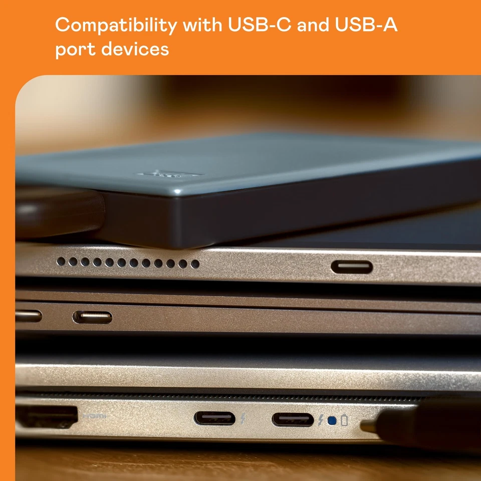 Wd 2Tb My Passport Portable Hard Drive, Works With Usb-c And Usb-a, Wi Personal  - Image 4 of 4