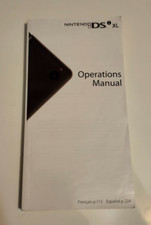 Nintendo DS Operations Manual Very Good Condition