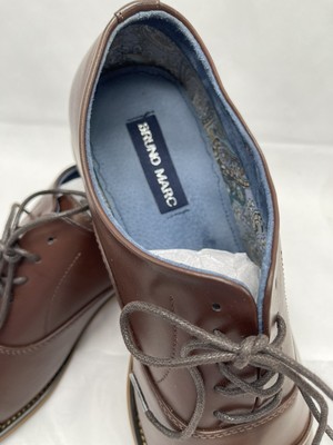 Bruno Marc New York William Leather Oxford Brown Dress Shoes  display picture 1