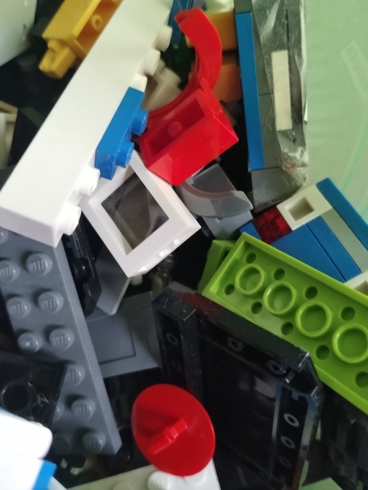 Assorted Lego Building Bricks & Pieces Mixed Lot with FREE green ...