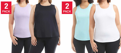 Danskin Ladies' 2-Pack Airbrush Active Tank