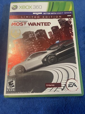 Need for Speed: Most Wanted Limited Edition (Microsoft Xbox 360, 2012)