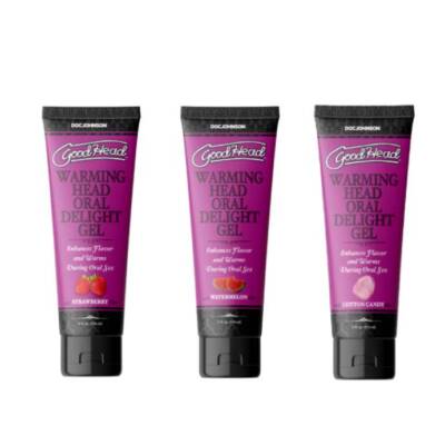 GoodHead Warming Head Oral Delight Gel 4 fl oz - Choose Flavor
