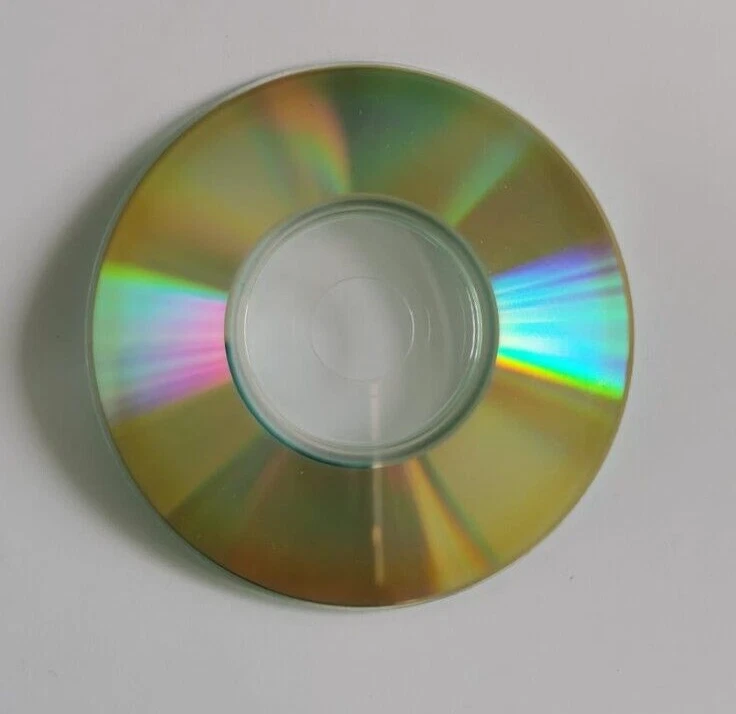 100 mini CD-R 8cm 80mm 210 MB 52x silber gold unbedruckt Chiny Thermodruckbar - Bild 2 von 2