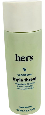 Hers Triple Threat Conditioner Napa Rose Hydrate Thicken 6.4 fl oz