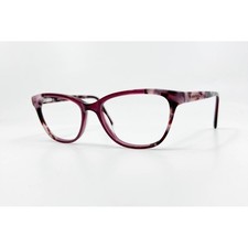 Anne Klein Eyeglasses Womens Plum Tortoise AK5069 501 Cat Eye 53-16-135