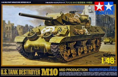 Kit De Modelismo Tamiya 32519 - Jagdpanzer M10 A Escala 1:48, Plástico Para Montar Y Pintar