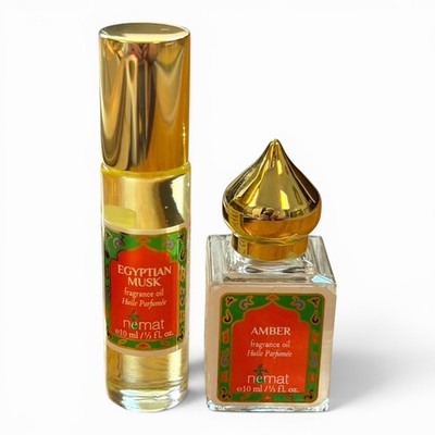 エッセンシャルオイル OUD HAREEM Pure Egyptian Oil 10ml Nemat Egyptian Musk & Amber Fragrance Oil 10ml Alcohol-Free Vegan