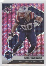 2021 Panini Mosaic Pink Camo Mosaic Prizm Chase Winovich #141 11th