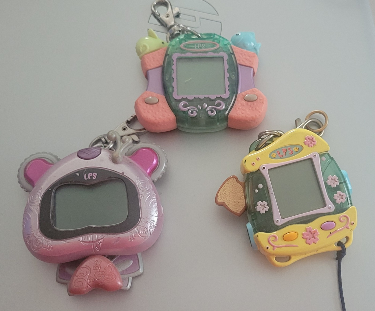 3 LPS Little Pet Shop Digital Pet Virtual Electronic Handheld
