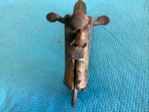 antique cast iron motorcycle - Picture 6 of 6