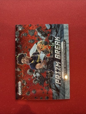 2023-24 Panini Prizm Draft Picks - Prizm Break Olivier-Maxence Prosper #5 Red /9