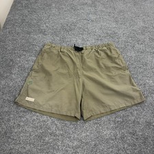 Columbia Shorts Mens L Khaki Nylon Belted Cargo Hiking Outdoor Gorpcore Style