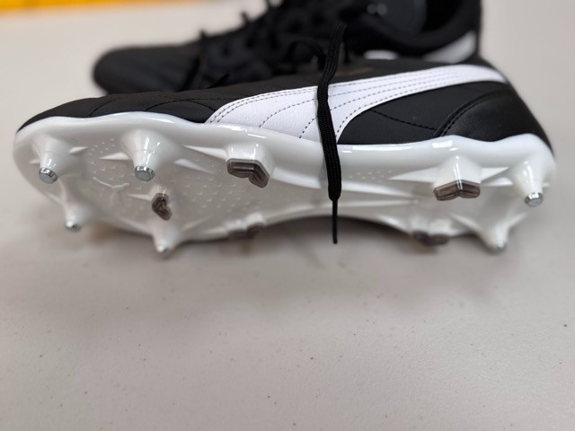 Puma King Pro SG Football Boots UK 10 Black White Soft Ground Studs image 4