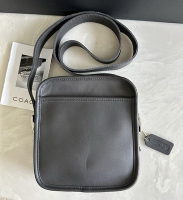 NOS COACH VINTAGE GRAY CAMERA ZIP BAG NICKEL 9817 | eBay