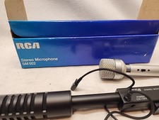 TWO MICS RCA SM 002 Stereo Microphone Video Accessory Camcorder