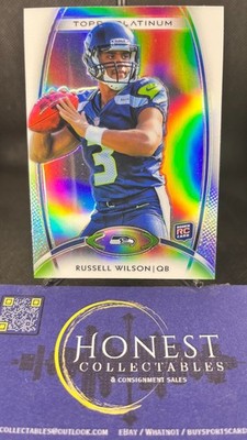 Russell Wilson (RC) - 2012 Topps Platinum Refractor Rookie #138