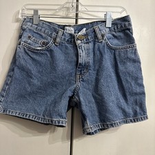 Calvin Klein Denim High-Waisted Vintage Blue Jean Women s Shorts Size 7 Y2K