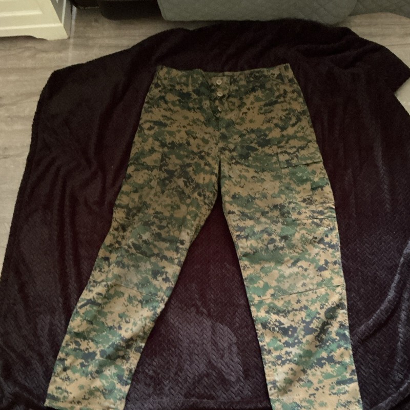 Tru-Spec Digital Camo Tactical BDU Pants Mens Medium Regular Green/Tan