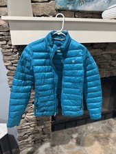Ariat Down Puffer Jacket Women  s Medium teal blue