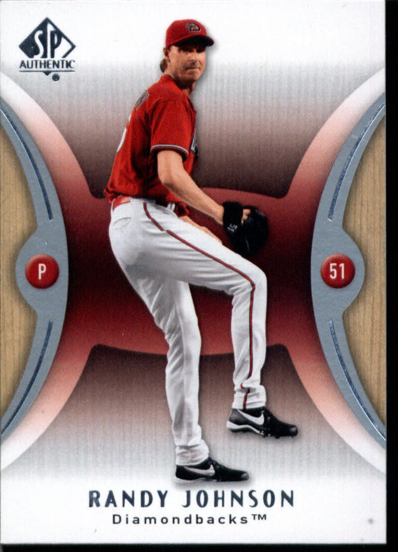 Randy Johnson #5 Baseball Cards 2007 SP Authentic trading card — raw and PSA graded price guide