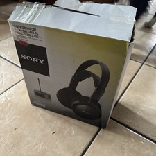 Sony Wireless Headphones MDR RF811RK Wireless Radio Comfort RF Over Ears Black
