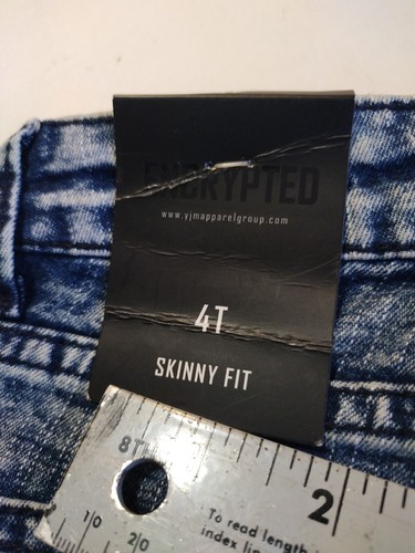 Encrypted jeans toddler 4T streetwear hip hop distressed new with tag ... - Picture 24 of 24