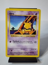 MP Pokémon TCG Abra Base Set 43/102 Regular Shadowless Common