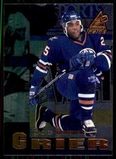 1997-98 Pinnacle Inside Collection Mike Grier Edmonton Oilers #85