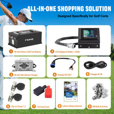 48V 105Ah Lithium Golf Cart Battery for Golf Carts, Club car, UTV, Yamaha, EZGO