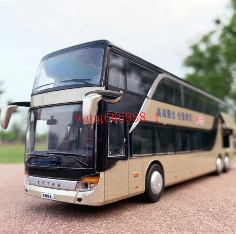 Nuevo modelo de autobús de aleación a escala 1:32 con luz de música diecast vehículo de juguete Foto 4 de 4