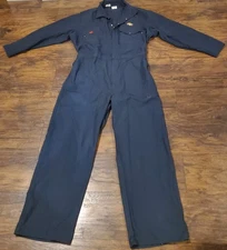 Workrite Brand FR Fire Resistant  Coveralls Sunoco Navy Blue XL 50-S