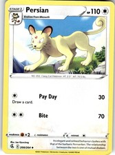 Persian Uncommon SWSH08: Fusion Strike 200/264 LP