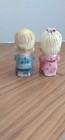 Vintage Praying Boy and Girl In Pajamas Salt and Pepper Shakers — photo 3
