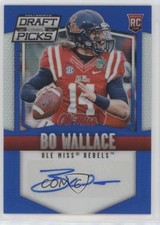 2015 Panini Prizm Collegiate Draft Picks Blue 45/75 Bo Wallace #156 Auto n5h