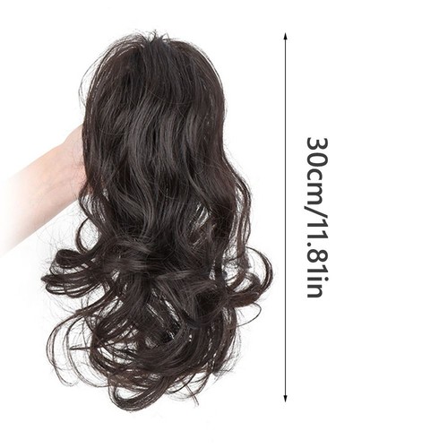 Fluffy Ponytail Claw Clip 30cm Ponytail Extensions Wig Ladies - Picture 2 of 13