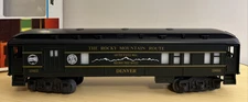 Lionel 6-7205 TCA Convention Car Rocky Mountain Route Denver - New in Box
