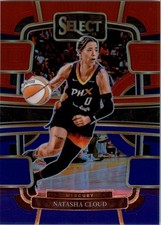 2024 Select WNBA Red and Blue Prizms #37 Natasha Cloud /399 - BSK