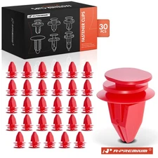 A-Premium 30x Nylon Rocker Panel Moulding Clips Fastener for Mini Cooper 02-22