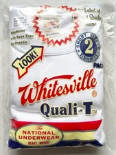 Whitesville Quali-T 2 Pack T-Shirt Off White Cotton 100 Heavyweight JP Mens XL