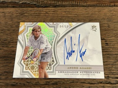 2024 Topps Royalty Tennis Andre Agassi Ambassador Gold Auto Autograph /10