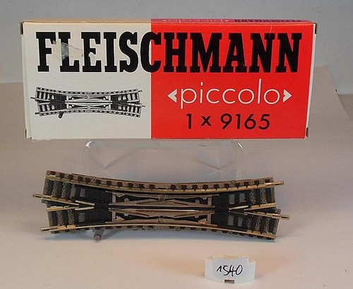 Fleischmann Piccolo Spur N 1/160 Nr. 9167R Kreuzungsweiche Handbetrieb OVP #1540 | Zustand: Gebraucht