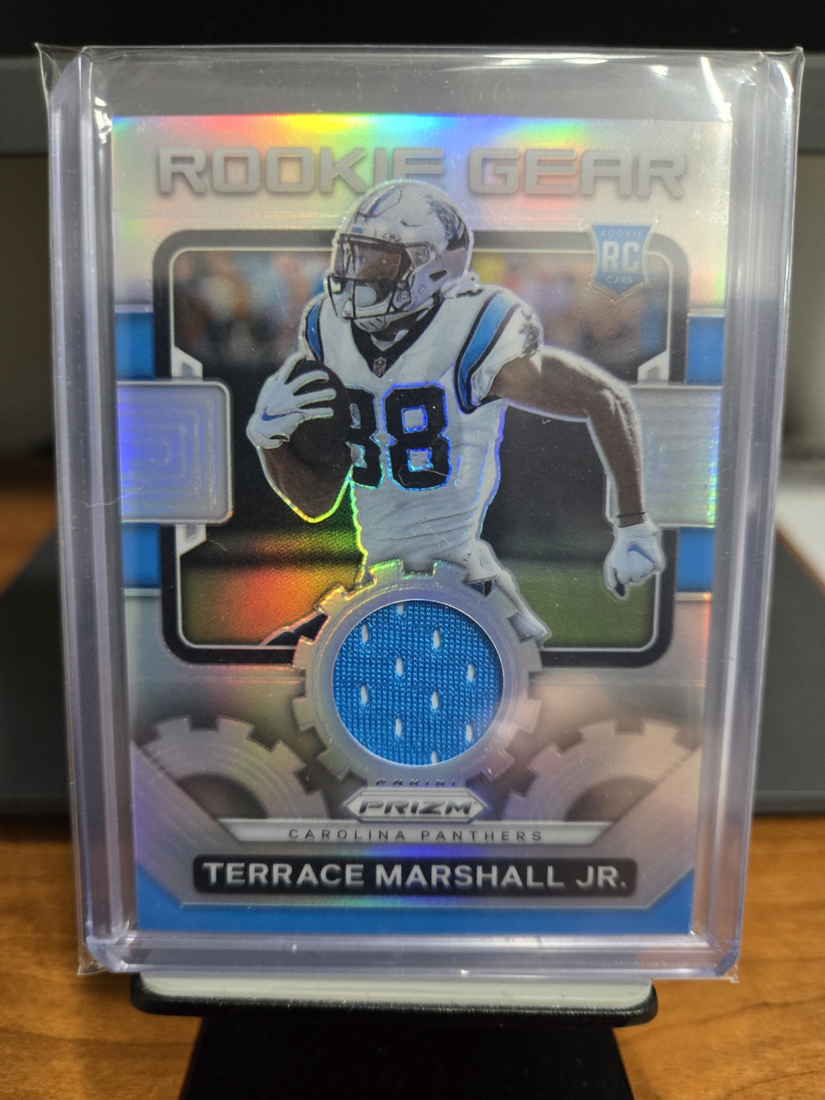 Terrace Marshall Jr. Panini Prizm Rookie Gear Relics #RG18 Base