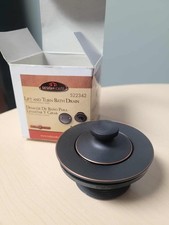 Lift and Turn Bath Drain in Oil Rubbed Bronze by Design House New STOPPER ONLY