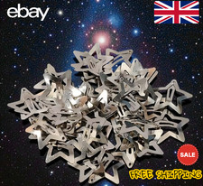 20pcs Star-Shaped Snap Hair Clips – Non-Slip Metal Hair Accessories for Girls.
